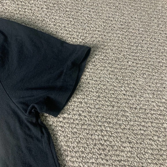 PINK Victoria's Secret Womens T Shirt Size XS Black/Gold Sequins Short Sleeves - Picture 3 of 10